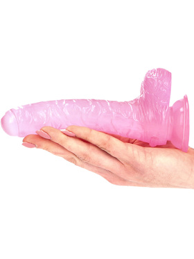 Toyz4Lovers: Made in Italy, Jelly Eros Realistic Dildo, 18.5 cm, rosa