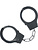 Ouch!: Classic Metal Handcuffs, svart