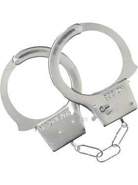 Ouch!: Classic Metal Handcuffs, sølv