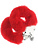 Ouch!: Heavy-duty Fluffy Handcuffs, rød