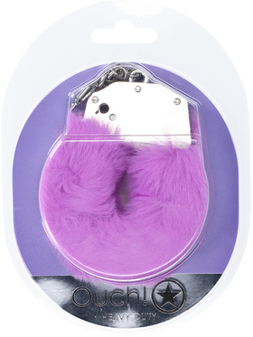 Ouch!: Heavy-duty Fluffy Handcuffs, lilla