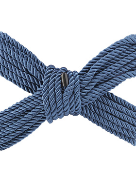 Ouch!: Polyester Bondage Rope, 10m, mørkblå
