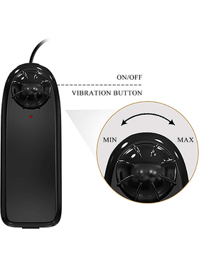 Crazy Bull: Kylie, Realistic Masturbator with Vibrator, mørk