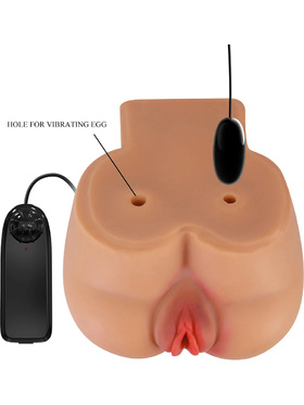 Crazy Bull: Kylie, Realistic Masturbator with Vibrator, mørk