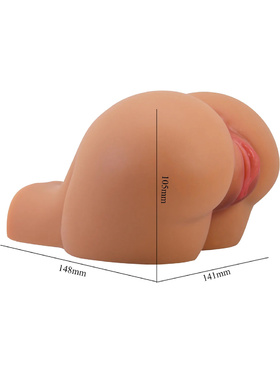 Crazy Bull: Kylie, Realistic Masturbator with Vibrator, mørk