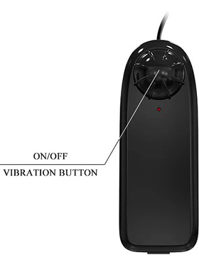 Beautiful Johnson: Realistisk Dildovibrator med Sugekopp, 23 cm, lys