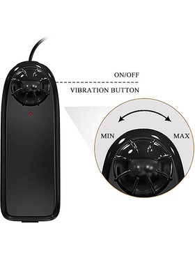 Beautiful Dick: Realistisk Dildovibrator med Sugekopp, 28 cm, lys