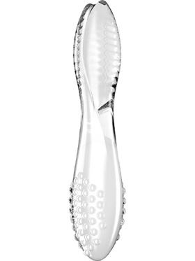 Satisfyer: Dazzling Crystal 2, Glass Dildo, gjennomsiktig