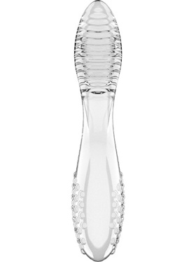 Satisfyer: Dazzling Crystal 2, Glass Dildo, gjennomsiktig