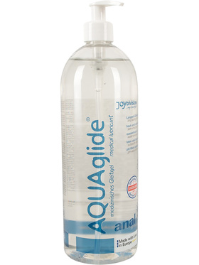 JoyDivision Aquaglide Anal: Vannbasert Analglidemiddel, 1000 ml