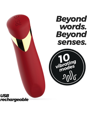 Crushious: Blinders, Rechargeable Vibrating Bullet, rød