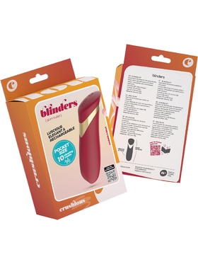 Crushious: Blinders, Rechargeable Vibrating Bullet, rød