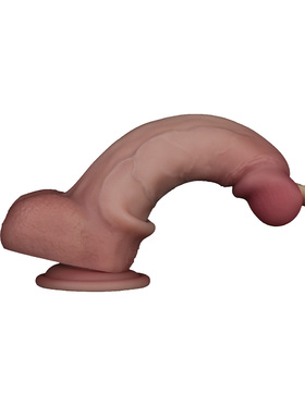 LoveToy: Sliding Skin Pro II Silicone Dildo, 20 cm