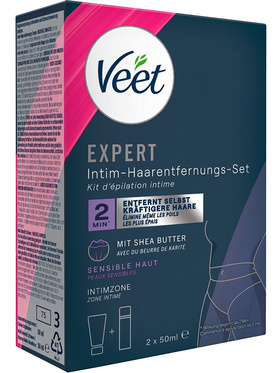 Veet: Expert Intimate Hair Removal Set, Creme & Foam 