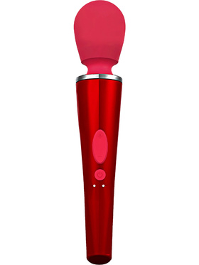 Caresse: Compact Wand Massager, rød