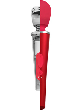 Caresse: Compact Wand Massager, rød