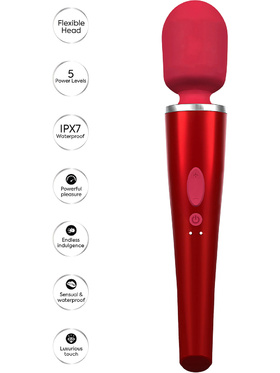 Caresse: Pro Wand Massager, rød