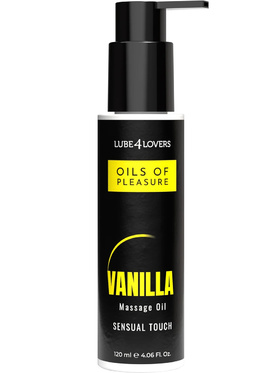 Lube4Lovers: Oils Of Pleasure, Vanilla Massage Oil, 120 ml Lube4Lovers: Oils Of Pleasure, Vanilla Massage Oil, 120 ml