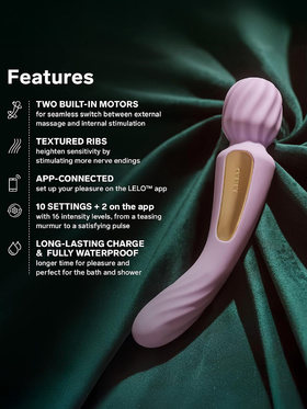 LELO: Switch, Double-Ended Wand Vibrator, lilla