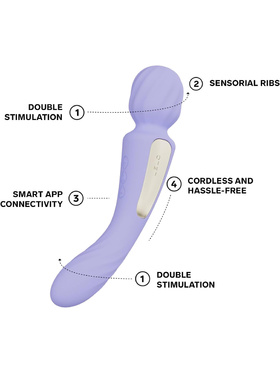 LELO: Switch, Double-Ended Wand Vibrator, lilla