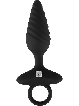 Anos: Twisted Butt Plug with Vibration Anos: Twisted Butt Plug with Vibration