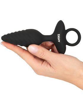 Anos: Twisted Butt Plug with Vibration Anos: Twisted Butt Plug with Vibration