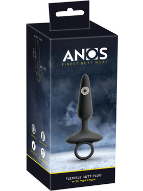 Anos: Flexible Butt Plug with Vibration Anos: Flexible Butt Plug with Vibration
