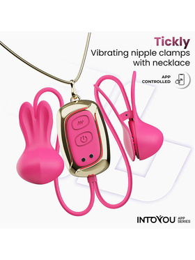 IntoYou: Tickly, Vibrating Nipple Clamps with App IntoYou: Tickly, Vibrating Nipple Clamps with App