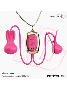 IntoYou: Tickly, Vibrating Nipple Clamps with App IntoYou: Tickly, Vibrating Nipple Clamps with App