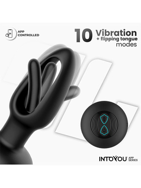 IntoYou: Zack, Flipping Tongue Anal Plug with App IntoYou: Zack, Flipping Tongue Anal Plug with App