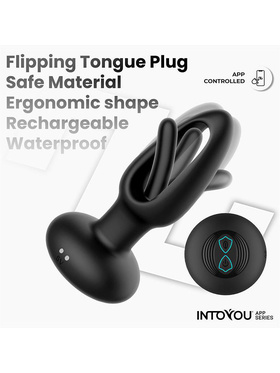 IntoYou: Zack, Flipping Tongue Anal Plug with App IntoYou: Zack, Flipping Tongue Anal Plug with App