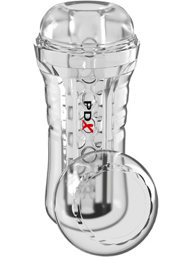 Pipedream PDX Elite: ViewTube Plus, See-Thru EZ-Grip Stroke Pipedream PDX Elite: ViewTube Plus, See-Thru EZ-Grip Stroke