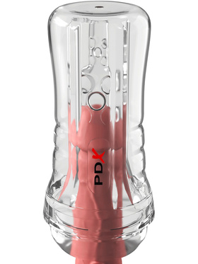 Pipedream PDX Elite: ViewTube Plus, See-Thru EZ-Grip Stroke Pipedream PDX Elite: ViewTube Plus, See-Thru EZ-Grip Stroke