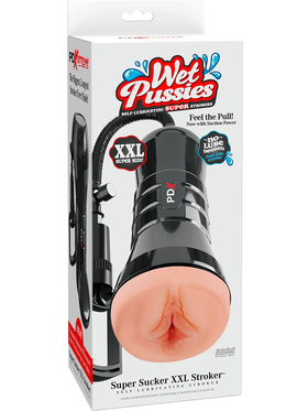 Pipedream Wet Pussies:  Super Sucker XXL, Self-Lubricating Stroker Pipedream Wet Pussies:  Super Sucker XXL, Self-Lubricating Stroker