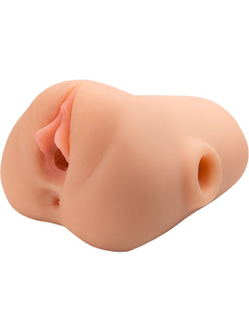 Pipedream PDX Plus: Double Pounder, Vibrating Squeeze Stroker Pipedream PDX Plus: Double Pounder, Vibrating Squeeze Stroker