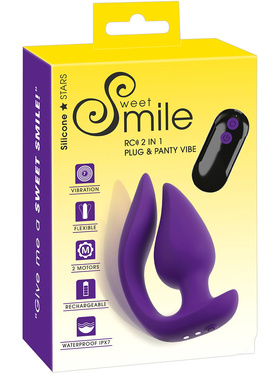Sweet Smile: RC 2in1 Plug & Panty Vibe Sweet Smile: RC 2in1 Plug & Panty Vibe