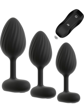 Anos: RC Vibrating Butt Plug Training Set
