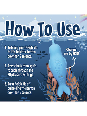 Unihorn: Neigh Mo, Dual Function Narwhal Vibrator