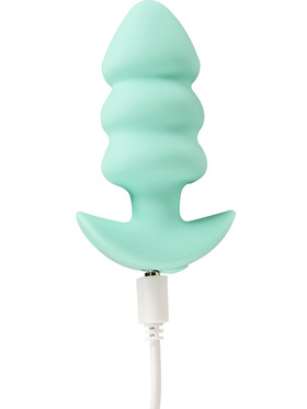 Cuties: Rippled Vibrating Mini Butt Plug