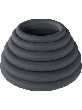 Levelz by Shots: Classic Silicone Cock Ring Set of 6
