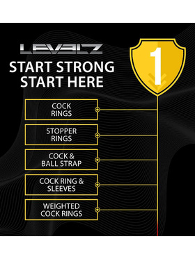 Levelz by Shots: Classic Silicone Cock Ring Set of 6