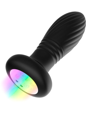 IntoYou: Tainy, Thrusting LED Lighted Anal Plug with Remote