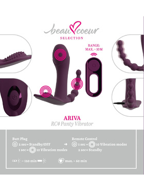 Beau Coeur: Ariva RC Panty Vibrator