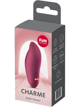 Fun Factory: Charme Bullet Vibrator, vinrød