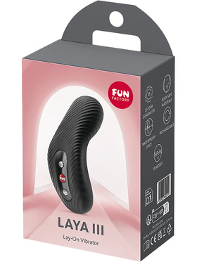 Fun Factory: Laya III, Lay-On Vibrator, svart 