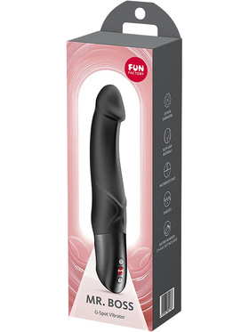 Fun Factory: Mr. Boss, Dildo Vibrator, svart