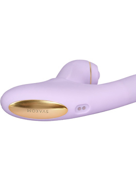 Svakom: DuoGlow, Thrusting Beaded Vibrator + Pulsating Stimulator 