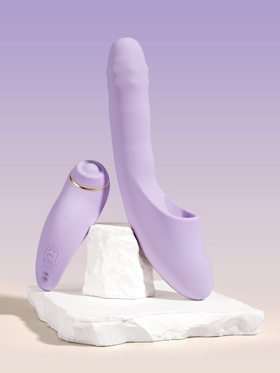 Svakom: DuoGlow, Thrusting Beaded Vibrator + Pulsating Stimulator 