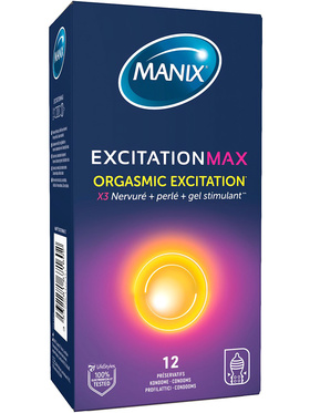 Manix: Excitation Max Kondomer, 12-pk
