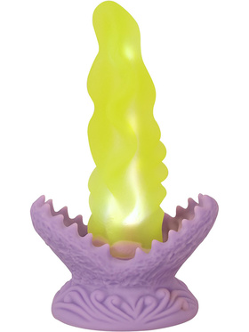 Beasty Cocks: Passion Plant, Creature Dildo with LED, 22 cm